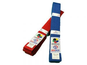 BestSport UK WKF 4cm Red or Blue Belt